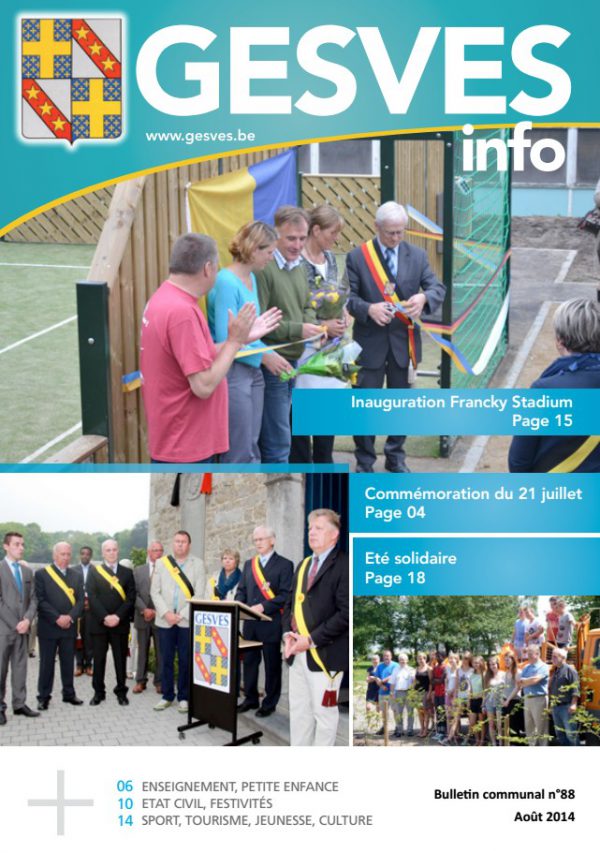 Le Gesves Info La Commune de Gesves